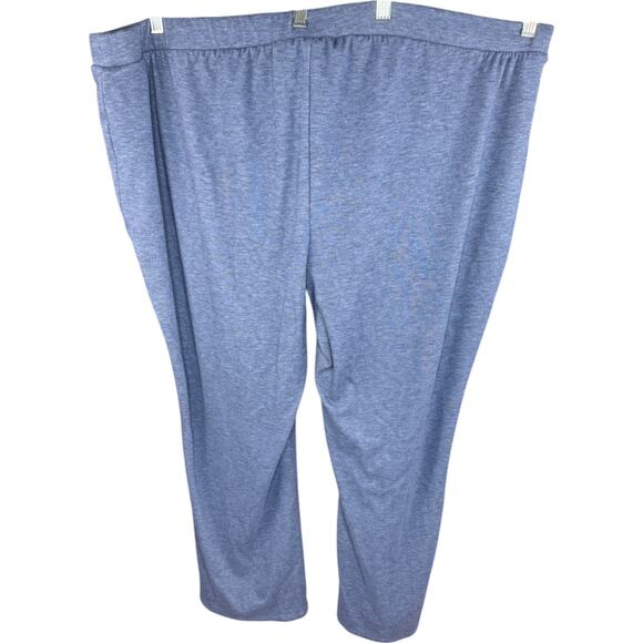 Attitudes by Renee Regular Casa Cozy Pull-On Pants Heather Navy 3X Stretch - Picture 4 of 9